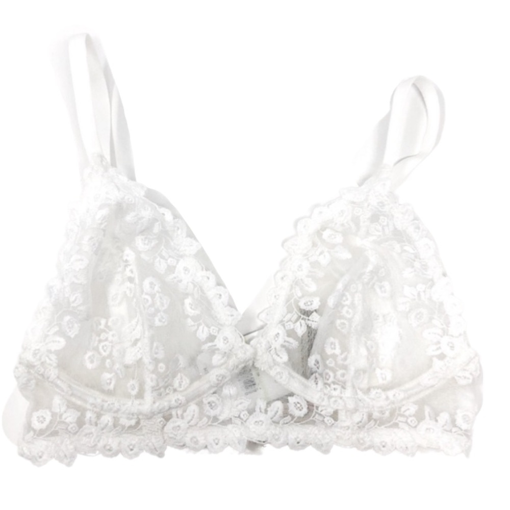 FREE PEOPLE ~ Floral Lace Bra 'Veronica'